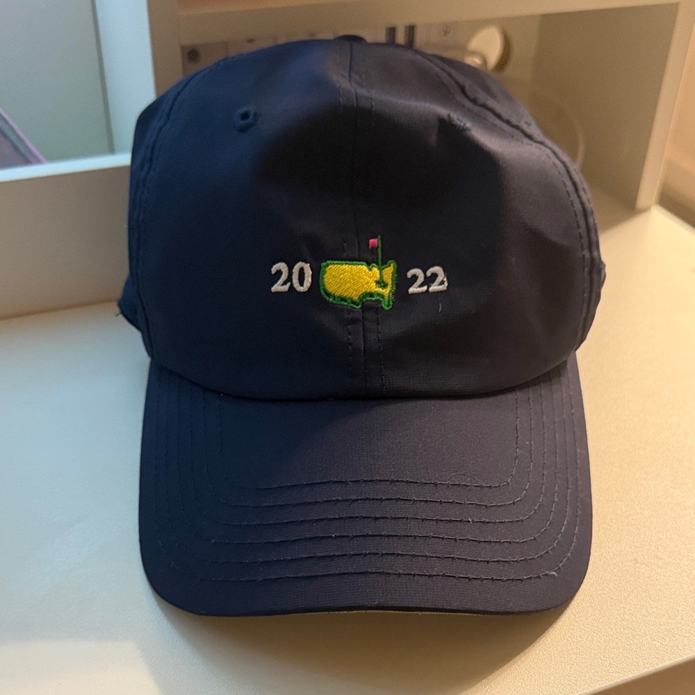Masters Navy Blue Hat with Yellow Logo